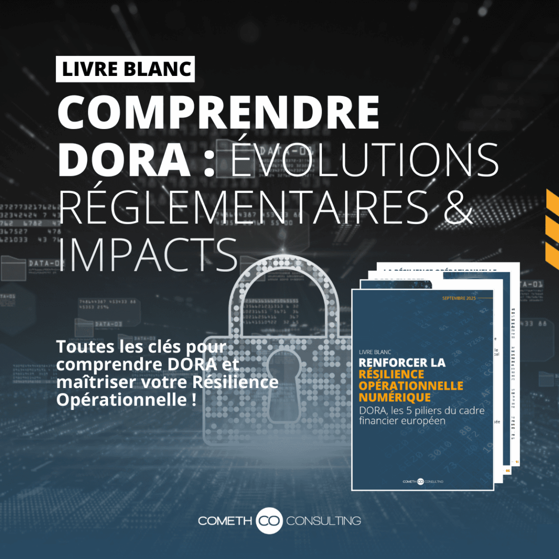 Livre Blanc DORA Toutes les clés pour comprendre DORA et maîtriser votre Résilience Opérationnelle !